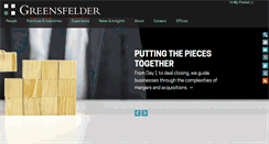 Desktop Screenshot of greensfelder.com